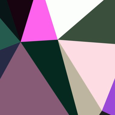 Arka plan poligonal sorunsuz üçgen renk desen.