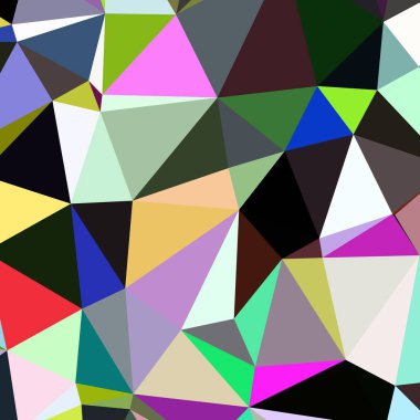 Arka plan poligonal sorunsuz üçgen renk desen.