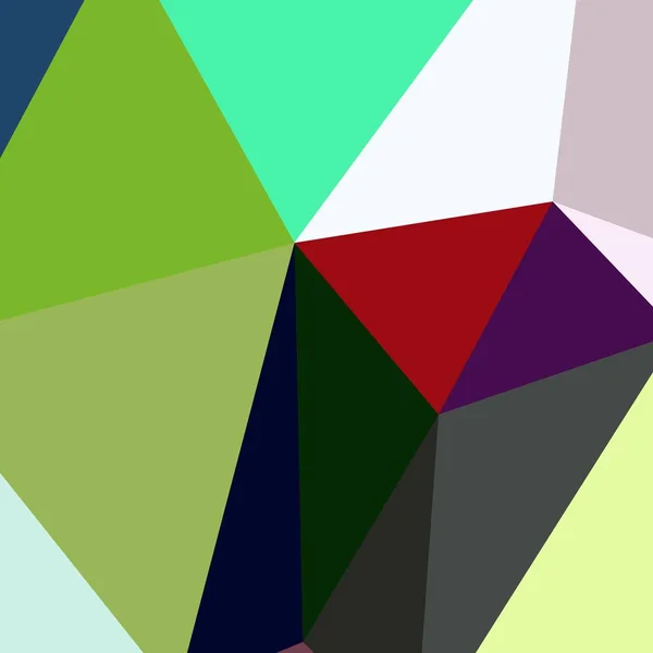 Fond Abstrait Motif Couleur Triangle Sans Couture Poligonal — Photo