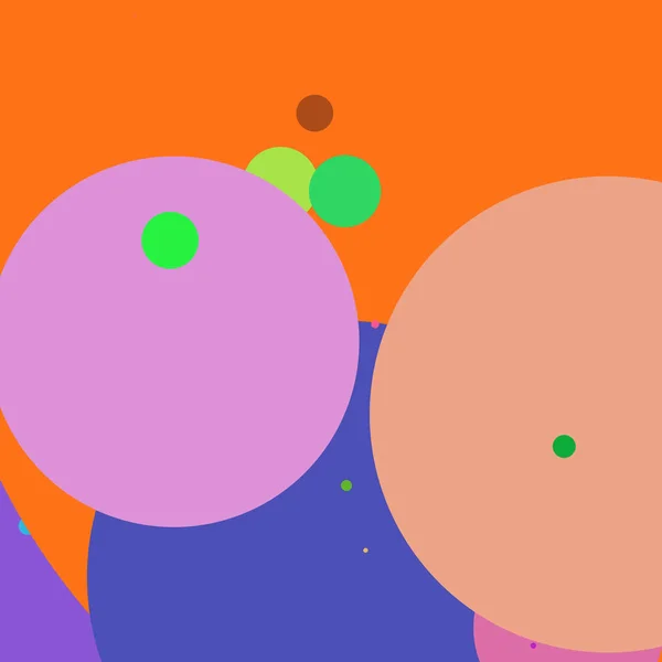 Círculo Geométrico Bonito Abstrato Fundo Multicolorido Padrão — Fotografia de Stock