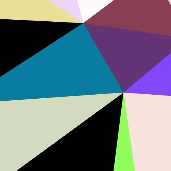 Fondo Abstracto Multicolor Geométrico Poligonal —  Fotos de Stock