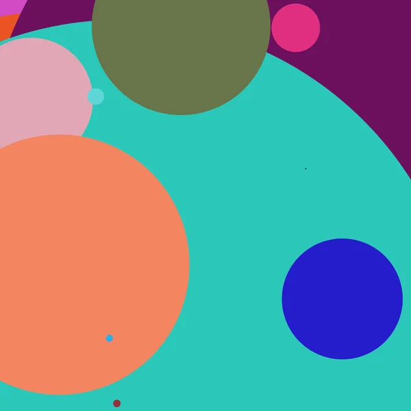 Vícebarevná Vzorek Kruh Geometrické Krásné Abstraktní Pozadí — Stock fotografie