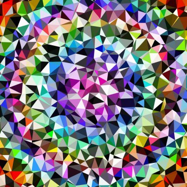 Arka plan poligonal sorunsuz üçgen renk desen.