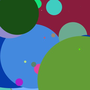 Daire geometrik şaşırtıcı arka plan çok renkli desen.