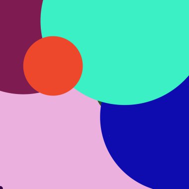 Daire geometrik güzel arka plan çok renkli desen.