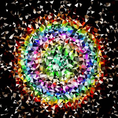 Arka plan çok renkli geometrik poligonal.