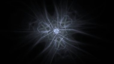 Fantezi kaotik renkli fraktal desen. Soyut Fraktal şekiller. 3D render resimde arka plan veya duvar kağıdı.