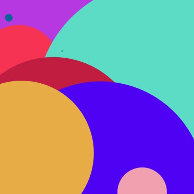 Daire geometrik yeni arka plan çok renkli desen.