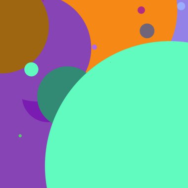 Daire geometrik güzel arka plan çok renkli desen.