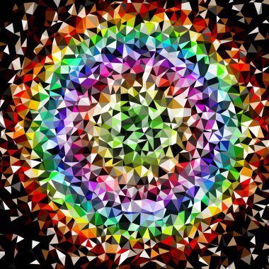 Arka plan çok renkli geometrik poligonal.