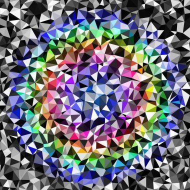 Arka plan çok renkli geometrik poligonal.