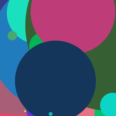 Daire geometrik güzel arka plan çok renkli desen.