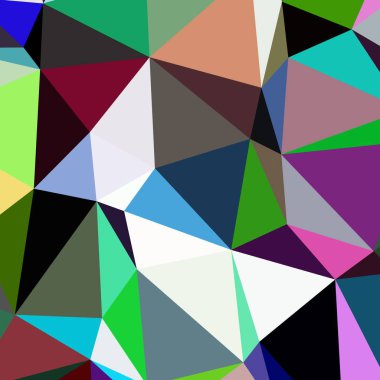 Arka plan poligonal sorunsuz üçgen renk desen.