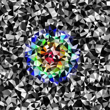 Arka plan çok renkli geometrik poligonal.