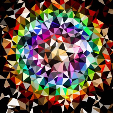 Arka plan çok renkli geometrik poligonal.