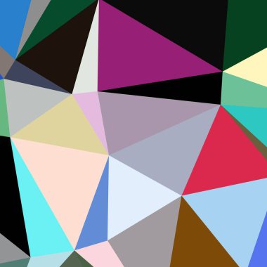 Arka plan poligonal sorunsuz üçgen renk desen.