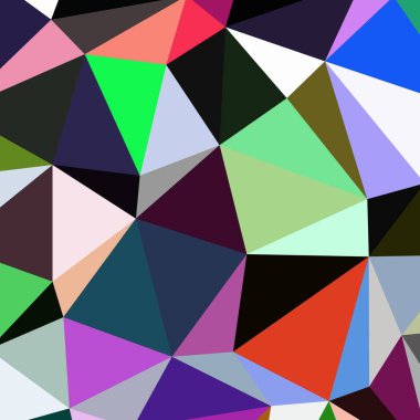 Arka plan çok renkli geometrik poligonal.