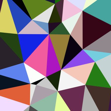 Arka plan poligonal sorunsuz üçgen renk desen.