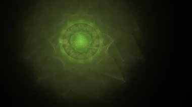 Fantezi kaotik renkli fraktal desen. Soyut Fraktal şekiller. 3D render resimde arka plan veya duvar kağıdı.