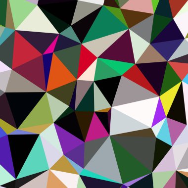 Arka plan poligonal sorunsuz üçgen renk desen.