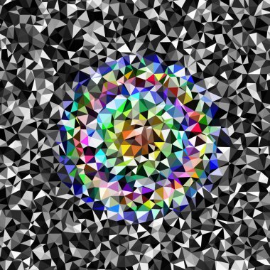 Harika geomeric soyut poligonal mozaik. Üçgen düşük poli arka plan. Çokgenler ile soyut geometrik arka plan. Bir üçgen oluşur origami tarzı desen