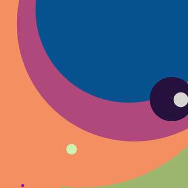 Daire geometrik güzel arka plan çok renkli desen.