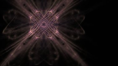 Fantezi kaotik renkli fraktal desen. Soyut Fraktal şekiller. 3D render resimde arka plan veya duvar kağıdı.