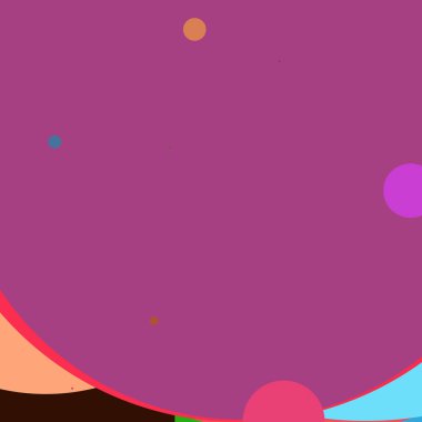 Daire geometrik zarif arka plan çok renkli desen.