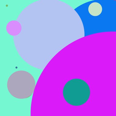 Daire geometrik şaşırtıcı arka plan çok renkli desen.