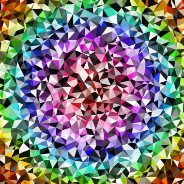 Arka plan çok renkli geometrik poligonal.