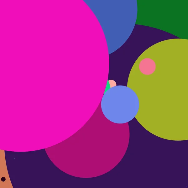Hålcirkel Geometriska Härlig Abstrakt Bakgrund Multicolor — Stockfoto