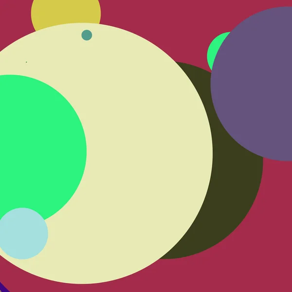 Kreis Geometrisch Große Abstrakte Hintergrund Mehrfarbige Muster — Stockfoto
