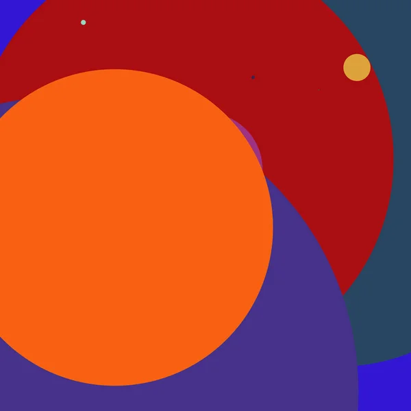 Kreis Geometrisch Elegant Abstrakt Hintergrund Mehrfarbig Muster — Stockfoto
