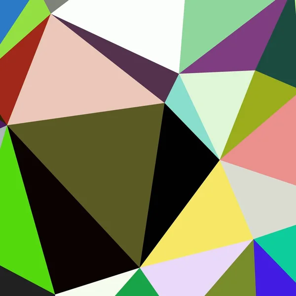 Abstracte Achtergrond Multicolor Geometrische Poligonal — Stockfoto