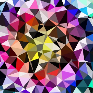 Arka plan çok renkli geometrik poligonal.