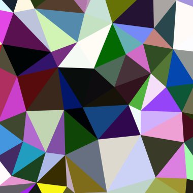 Arka plan poligonal sorunsuz üçgen renk desen.