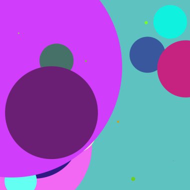 Daire geometrik şaşırtıcı arka plan çok renkli desen.