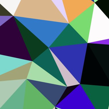 Arka plan poligonal sorunsuz üçgen renk desen.