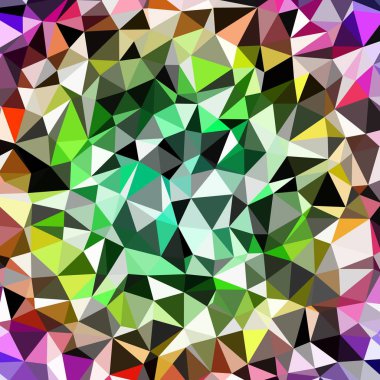 Arka plan poligonal sorunsuz üçgen renk desen.