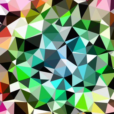 Arka plan poligonal sorunsuz üçgen renk desen.