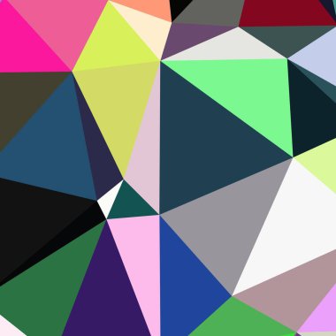 Arka plan çok renkli geometrik poligonal.