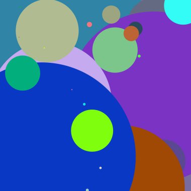 Daire geometrik şaşırtıcı arka plan çok renkli desen.