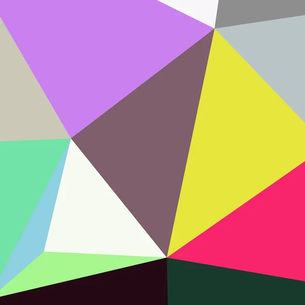 Latar Belakang Abstrak Multicolored Poligonal Geometris — Stok Foto
