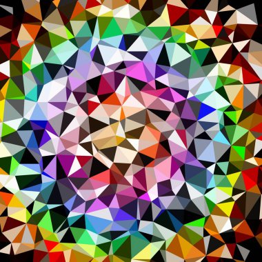 Arka plan çok renkli geometrik poligonal.