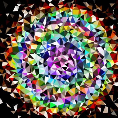 Arka plan çok renkli geometrik poligonal.