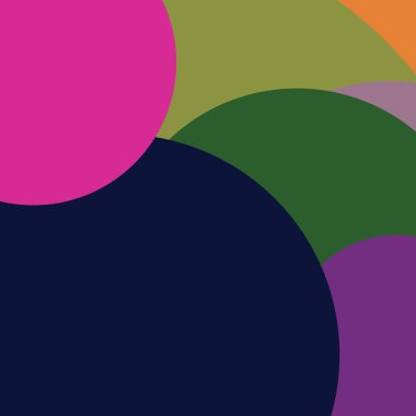 Daire geometrik şaşırtıcı arka plan çok renkli desen.