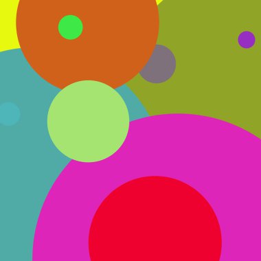 Daire geometrik yeni arka plan çok renkli desen.