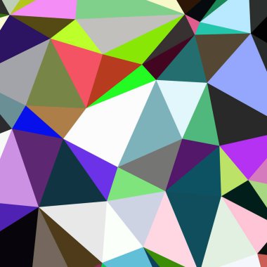 Arka plan çok renkli geometrik poligonal.