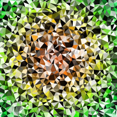 Arka plan poligonal sorunsuz üçgen renk desen.