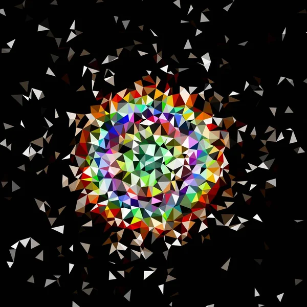 Arka plan çok renkli geometrik poligonal.